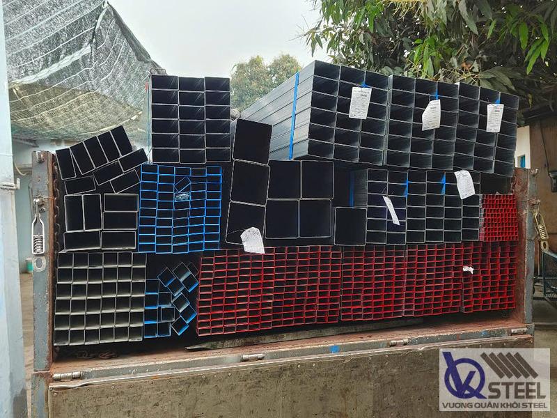 Giao thép hộp Hòa Phát các loại cho xưởng cơ khí tại Tân Phước, Tiền Giang