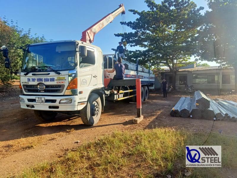 Nhà cung cấp ống thép nhúng kẽm nóng Hòa Phát uy tín, chính hãng, giao tận nơi - Tôn Thép VQK