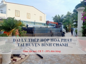 Đại lý thép hộp Hoà Phát tại Huyện Bình Chánh