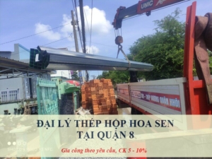 Đại lý thép hộp Hoa Sen tại Quận 8