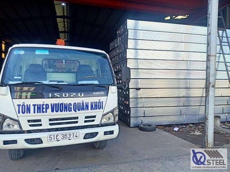 Giao 4,5 tấn thép hộp 50x100 nhiều quy cách Hoa Sen cho công trình nhà kho - xưởng cơ khí tại Trảng Bom, Đồng Nai