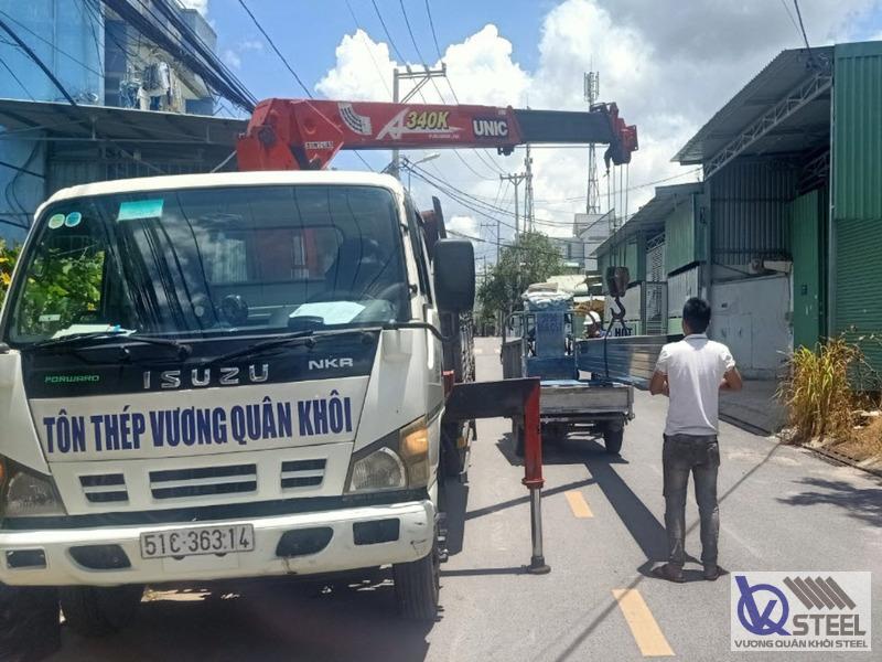 Giao 3,2 tấn thép hộp 25x25 nhiều độ dày cho công trình kho nhỏ – nhà xưởng mini tại Trảng Bom, Đồng Nai