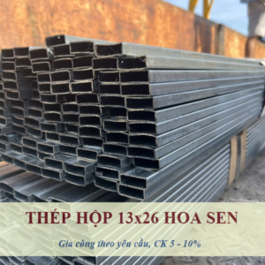 Sắt Hộp 13x26 Hoa Sen