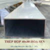 Sắt Hộp 40x80 Mạ Kẽm Hoa Sen