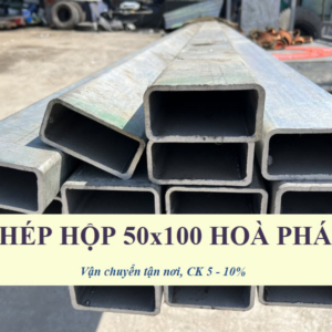 Thép hộp 50x100 Hòa Phát