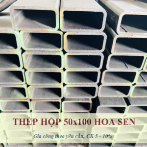 Thép Hộp 50x100 Mạ Kẽm Hoa Sen