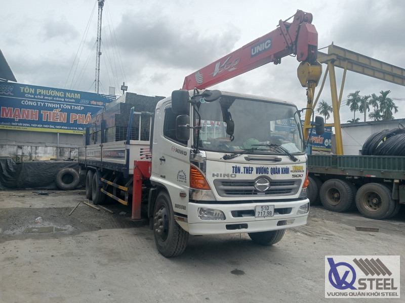 Cung ứng thép hộp mạ kẽm Hoa Sen tại Tiền Giang - Tôn Thép VQK