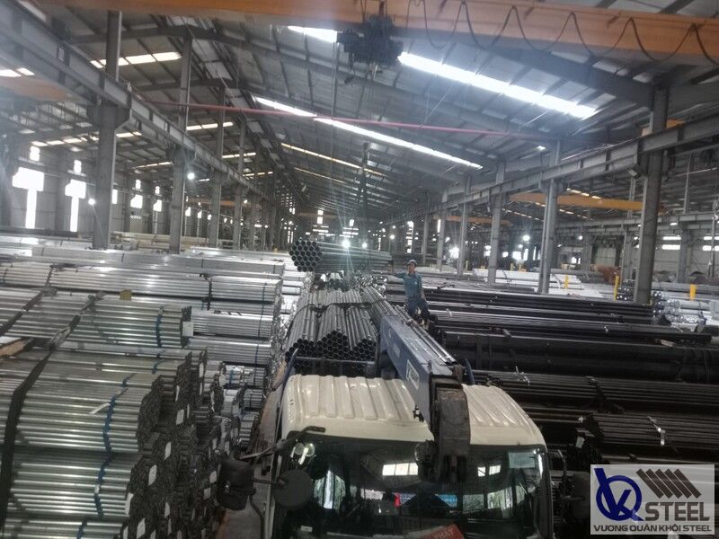 Giao 150 cây thép ống Hoa Sen phi 34 cho công trình dân dụng tại phường Bến Nghé