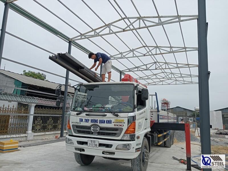 Cung cấp 150 cây thép H200 cho nhà xưởng sản xuất tại KCN Đức Hòa