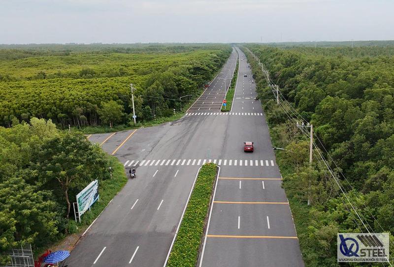 Các tuyến đường giao hàng tại Cần Giờ khá thoáng