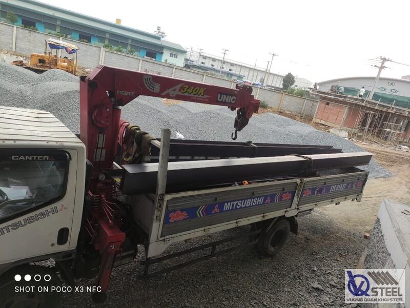 80 cây thép I350 xây dựng kho logistics tại khu cảng Cái Mép – Thị Vải