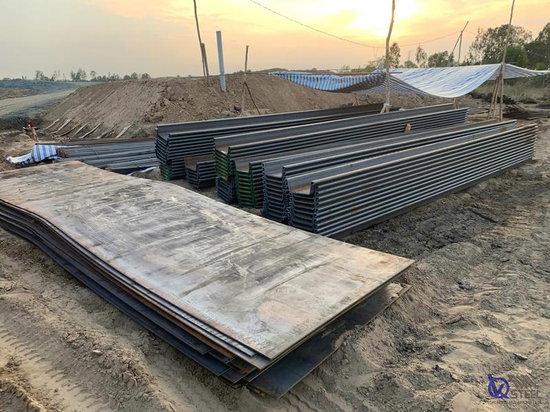 Cừ Larsen được sử dụng trong nhiều dự án tại An Giang