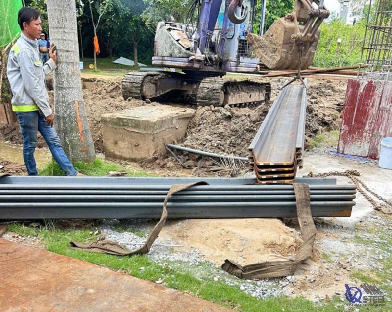 Nhu cầu dùng cừ Larsen cho nhiều công trình tại Bến Tre
