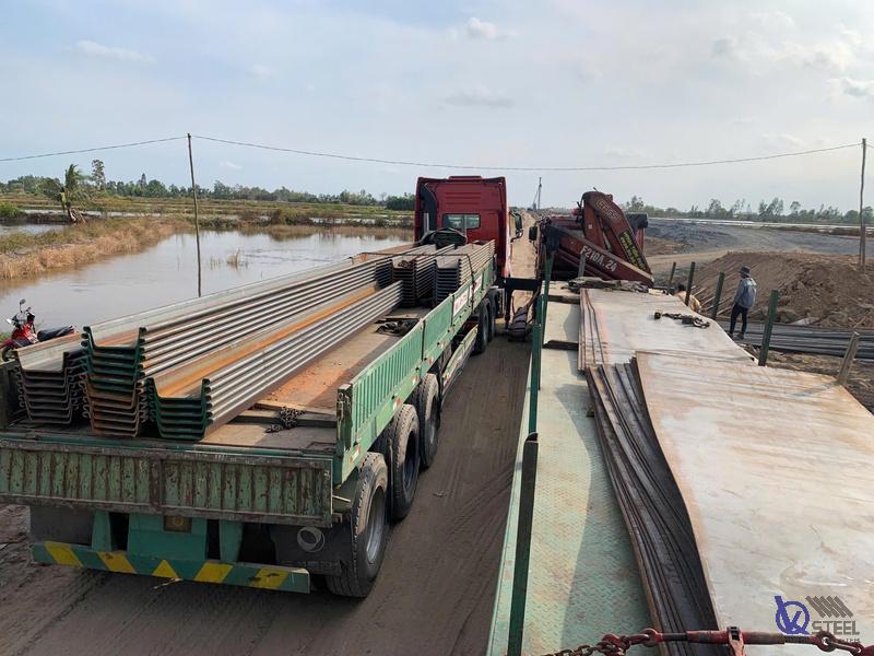 Tôn Thép VQK cung cấp giải pháp trọn gói về cừ Larsen tại Bến Tre