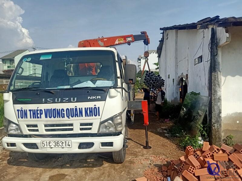 Tôn Thép VQK cung ứng ống thép đúc tận công trình tại Tây Ninh